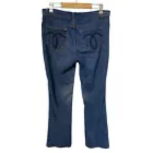 Jordache Women's Jeans Blue Stretch Medium Fade Wash Mid Rise Denim 34/30